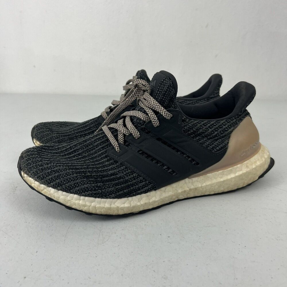 Adidas Womens Ultra Boost 4.0 BB6151 Black Running Shoes Sneakers Size 10